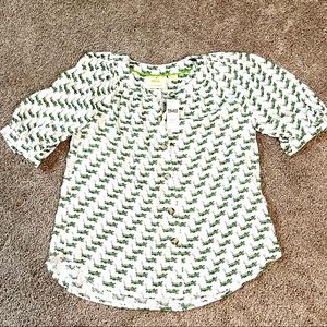 Anthropologie | grasshopper button down xxsp NWT